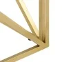 Mesa de centro dorada acero inoxidable y vidrio templado by , Coffee table - Ref: Foro24-349980, Price: 256,92 €, Discount: -5%%
