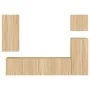 Muebles de TV de pared 5 pzas madera de ingeniería roble Sonoma | Foro24.es | Tu tienda online para hogar, jardín y más Foro24.es