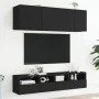 Muebles de TV de pared 5 piezas madera de ingeniería negro von , TV-Möbel - Ref: Foro24-3216512, Preis: 171,82 €, Rabatt: -5%%