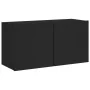 Muebles de TV de pared 5 piezas madera de ingeniería negro von , TV-Möbel - Ref: Foro24-3216512, Preis: 171,82 €, Rabatt: -5%%