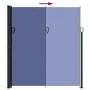 Toldo lateral retráctil azul 220x600 cm | Foro24.es | Tu tienda online para hogar, jardín y más Foro24.es