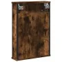 Armario con espejo baño madera roble ahumado 42x12x60 cm de , Tocadores de baño - Ref: Foro24-842433, Precio: 51,75 €, Descue...