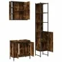 Set de muebles baño 3 pzas madera contrachapada roble ahumado | Foro24.es | Tu tienda online para hogar, jardín y más Foro24.es