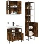 Set de muebles baño 3 pzas madera contrachapada roble ahumado von , Badezimmermöbel - Ref: Foro24-3214737, Preis: 182,61 €, R...