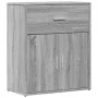 Aparador de madera de ingeniería gris Sonoma 60x31x70 cm by , Sideboards - Ref: Foro24-840469, Price: 73,70 €, Discount: -5%%