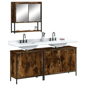 Set de muebles baño 3 pzas madera contrachapada