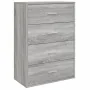Aparador de madera de ingeniería gris Sonoma 60x31x84 cm de , Aparadores - Ref: Foro24-840504, Precio: 86,71 €, Descuento: -5%%