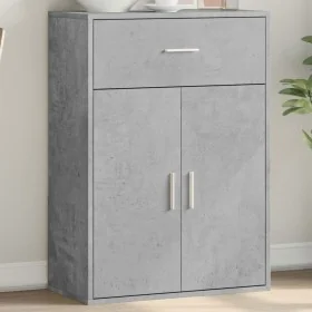 Aparador madera de ingeniería gris hormigón 60x30x84 cm by , Sideboards - Ref: Foro24-840495, Price: 72,24 €, Discount: -5%%