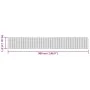 Alfombra rectangular bambú color natural 70x500 cm by , Rugs - Ref: Foro24-376763, Price: 41,24 €, Discount: -5%%