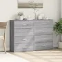 Aparadores 2 uds madera de ingeniería gris Sonoma 60x31x84 cm by , Sideboards - Ref: Foro24-3276586, Price: 168,87 €, Discoun...