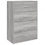 Aparadores 2 uds madera de ingeniería gris Sonoma 60x31x84 cm by , Sideboards - Ref: Foro24-3276586, Price: 168,87 €, Discoun...