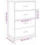 Aparadores 2 uds madera de ingeniería gris hormigón 60x31x84 cm by , Sideboards - Ref: Foro24-3276584, Price: 173,37 €, Disco...
