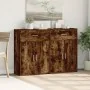 Aparadores 2 uds madera de ingeniería roble ahumado 60x30x84 cm | Foro24.es | Tu tienda online para hogar, jardín y más Foro24.es
