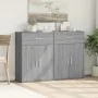 Aparadores 2 uds madera de ingeniería gris Sonoma 60x30x84 cm by , Sideboards - Ref: Foro24-3276600, Price: 147,34 €, Discoun...