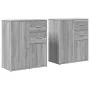 Aparador de madera de ingeniería 2 uds gris Sonoma 60x31x70 cm | Foro24.es | Tu tienda online para hogar, jardín y más Foro24.es