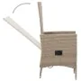 Juego de comedor de jardín 3 piezas con cojines beige von , Gartensets - Ref: Foro24-3099455, Preis: 338,96 €, Rabatt: -5%%