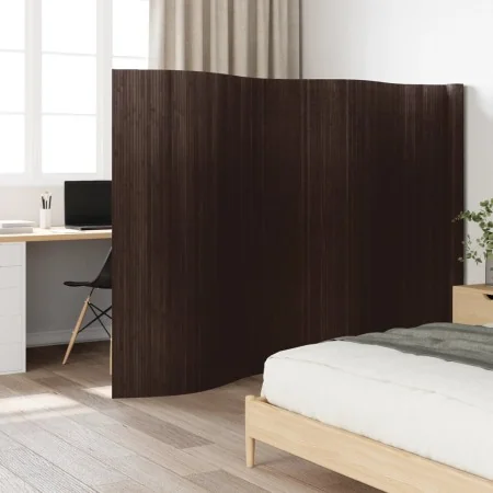 Biombo divisor de bambú marrón oscuro 165x600 cm de , Divisores de ambientes - Ref: Foro24-377009, Precio: 120,18 €, Descuent...