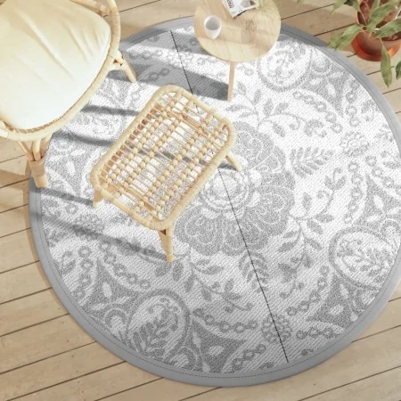 Alfombra de exterior ARAKIL gris claro Ø160 cm PP von , Outdoor-Protektoren - Ref: Foro24-368495, Preis: 29,62 €, Rabatt: -5%%