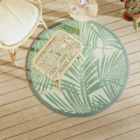 Alfombra de exterior ARAKIL verde Ø120 cm PP von , Outdoor-Protektoren - Ref: Foro24-368510, Preis: 21,90 €, Rabatt: -5%%