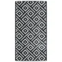 Alfombra de exterior ARAKIL blanca y negra 80x150 cm PP de , Protectores para exterior - Ref: Foro24-368571, Precio: 20,76 €,...