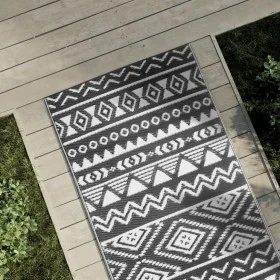 Alfombra de exterior PP ARAKIL negro 80x250 cm von , Outdoor-Protektoren - Ref: Foro24-316976, Preis: 31,79 €, Rabatt: -5%%