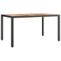 Set de muebles jardín 5 pzas con cojines ratán sintético negro | Foro24.es | Tu tienda online para hogar, jardín y más Foro24.es
