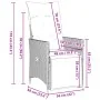 Set de muebles jardín 5 pzas con cojines ratán sintético negro by , Garden sets - Ref: Foro24-3276857, Price: 590,53 €, Disco...