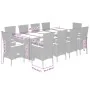Set de comedor jardín 11 pzas con cojines ratán sintético negro de , Conjuntos de jardín - Ref: Foro24-3277523, Precio: 1,00 ...