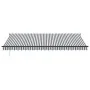 Toldo retráctil aluminio y tela gris antracita y blanco 5x3 m by , Awnings - Ref: Foro24-3216112, Price: 335,30 €, Discount: ...