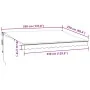 Toldo retráctil aluminio y tela antracita y blanco 3,5x2,5 m by , Awnings - Ref: Foro24-3216119, Price: 265,69 €, Discount: -5%%