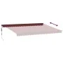 Toldo retráctil automático burdeos 500x300 cm by , Awnings - Ref: Foro24-3310196, Price: 474,96 €, Discount: -5%%