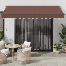 Toldo retráctil manual marrón 350x250 cm von , Markisen - Ref: Foro24-3215704, Preis: 217,40 €, Rabatt: -5%%