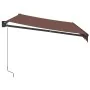 Toldo retráctil manual marrón 350x250 cm von , Markisen - Ref: Foro24-3215704, Preis: 217,40 €, Rabatt: -5%%