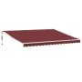 Toldo retráctil automático burdeos 450x300 cm de , Toldos - Ref: Foro24-3215306, Precio: 378,26 €, Descuento: -5%%