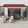 Toldo retráctil automático burdeos 400x300 cm de , Toldos - Ref: Foro24-3215325, Precio: 1,00 €, Descuento: -5%%
