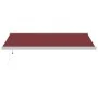 Toldo retráctil automático burdeos 400x300 cm de , Toldos - Ref: Foro24-3215325, Precio: 1,00 €, Descuento: -5%%