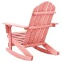Silla mecedora de jardín Adirondack madera maciza de abeto rosa | Foro24.es | Tu tienda online para hogar, jardín y más Foro24.es