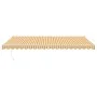 Toldo retráctil automático amarillo y blanco 5x3 m by , Awnings - Ref: Foro24-3154485, Price: 382,63 €, Discount: -5%%