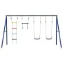 Set de columpios de exterior con columpios, trapecio y escalera de , Columpios y estructuras de juegos - Ref: Foro24-3283611,...