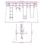 Set de columpios de exterior con columpios, trapecio y escalera de , Columpios y estructuras de juegos - Ref: Foro24-3283611,...