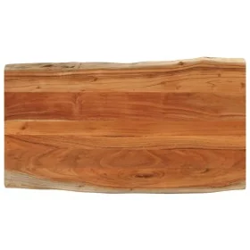 Tablero de mesa rectangular borde natural acacia 120x60x2,5 cm de , Tableros para mesas - Ref: Foro24-370624, Precio: 94,46 €...