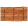 Tablero de mesa rectangular borde natural acacia 120x60x2,5 cm by , Table tops - Ref: Foro24-370624, Price: 94,46 €, Discount...