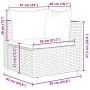 Set de muebles de jardín y cojines 7 pzas ratán sintético negro von , Gartensets - Ref: Foro24-3308028, Preis: 537,63 €, Raba...