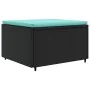 Set de muebles de jardín 8 pzas y cojines ratán sintético negro by , Garden sets - Ref: Foro24-3308236, Price: 515,34 €, Disc...