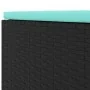 Set de muebles de jardín 8 pzas y cojines ratán sintético negro by , Garden sets - Ref: Foro24-3308236, Price: 515,34 €, Disc...