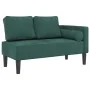 Sofá diván con cojines terciopelo verde oscuro von , Tagesbetten - Ref: Foro24-4007573, Preis: 164,18 €, Rabatt: -5%%