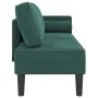 Sofá diván con cojines terciopelo verde oscuro von , Tagesbetten - Ref: Foro24-4007573, Preis: 164,18 €, Rabatt: -5%%
