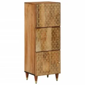 Aparador alto madera maciza de mango 40x33x110 cm by , Sideboards - Ref: Foro24-358313, Price: 144,74 €, Discount: -5%%