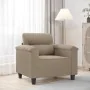 Sillón de tela de microfibra gris taupé 60 cm by , Sofas - Ref: Foro24-359549, Price: 178,78 €, Discount: -5%%