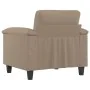 Sillón de tela de microfibra gris taupé 60 cm by , Sofas - Ref: Foro24-359549, Price: 178,78 €, Discount: -5%%